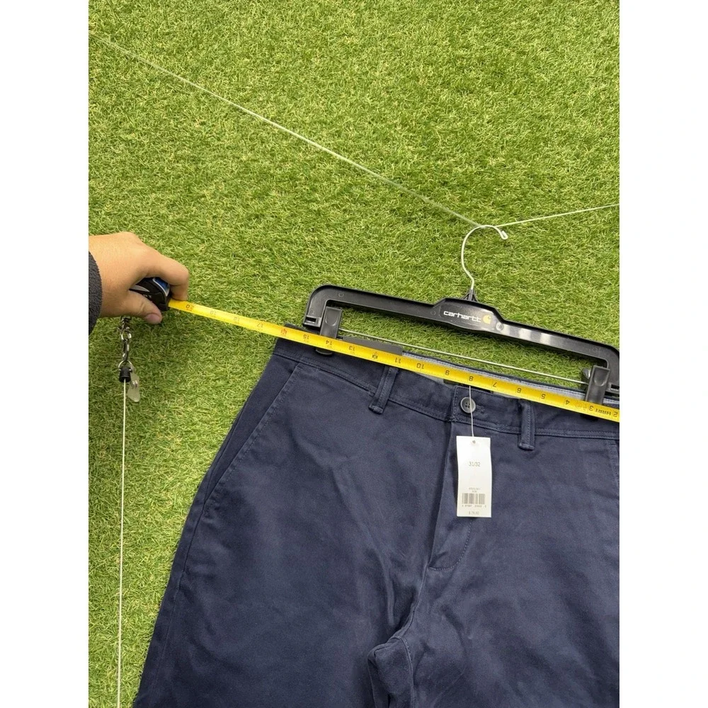 Banana Republic Chino Pants Mens 31x32 Preppy Fulton Skinny Fit Blue NWT